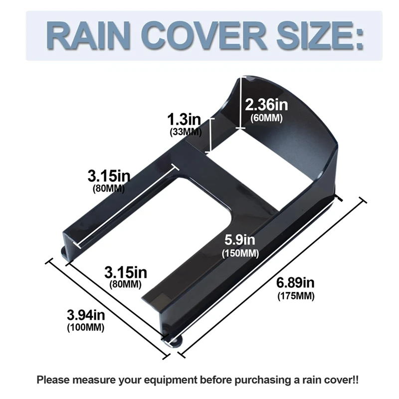 Retail Plastic Doorbell Rain Cover Suitable For Ring Models Doorbell Waterproof Protector Shield Video Doorbells