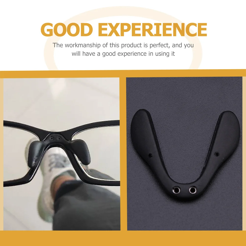 Nose Pads Glasses Pad Bridge Eyeglasses Eyeglass Anti Replacement Sunglasses Piece Saddle Strap Holder Parts Cycling Rubber