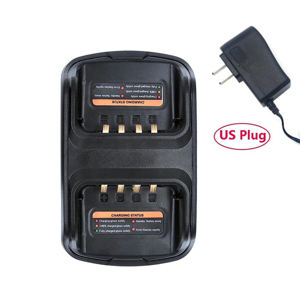 CH10A06 Dual Pocket Charger for Hytera Radios PD705 PD785 PT580H PD405 PD505 PD565 PD605 PD685 PD985 PD795 BL2006 PD755