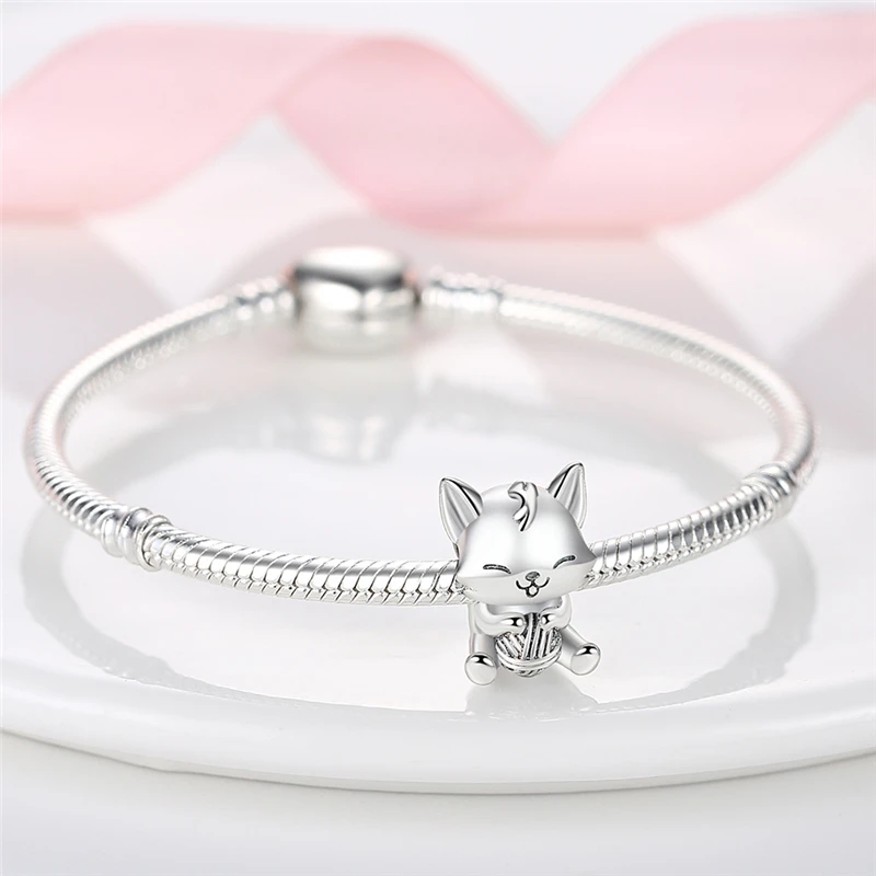 2023 New Silver-Plated Elk Tyrannosaurus Rex Animal Charms Beads Fit Original Pandora Bracelets Fine DIY Christmas Jewelry Gifts