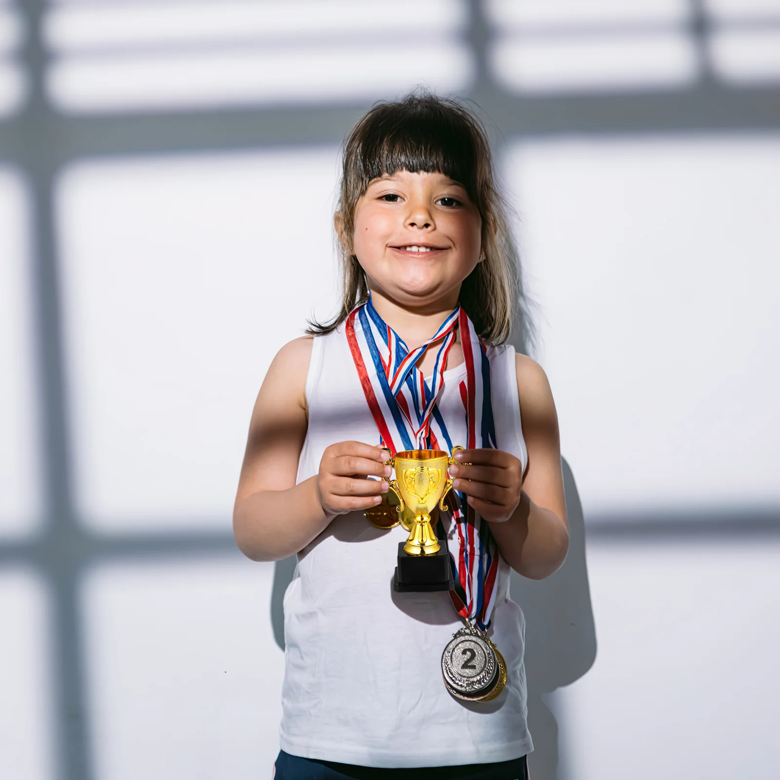 Trophies Award Trophy Gold Plastic Winner Cups Mini Golden Cup Kids Awards Gift Children Reward Toy Basketball