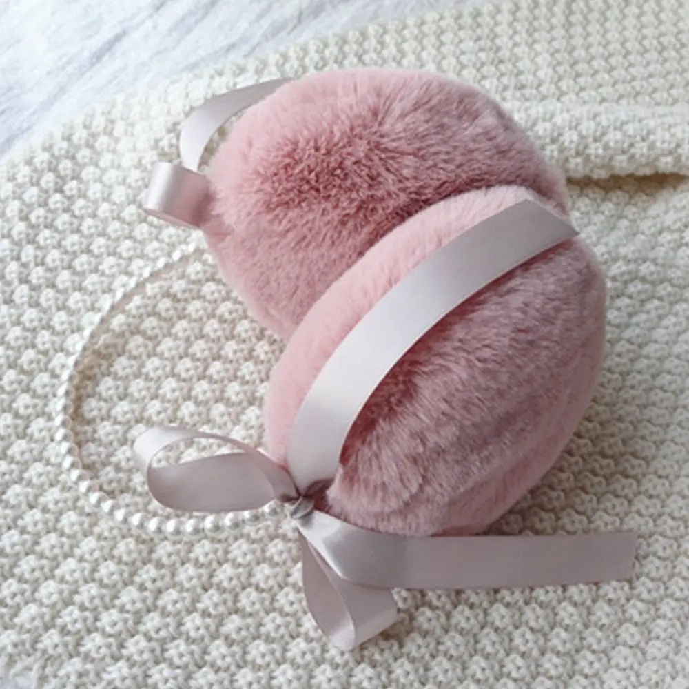Warm Earmuffs Cute Plush Fur Earflaps Winter Soft Ear Warmer Women Men Fluffy Cosy Headband Ear Cover
