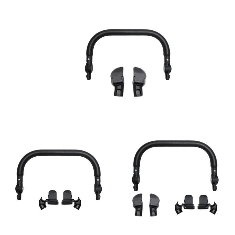 Y55B Pram Handle Bar Infant Pushchair Armrest Bumper Bar Baby Stroller Handle Bar with Adjust Angles Stroller Accessories