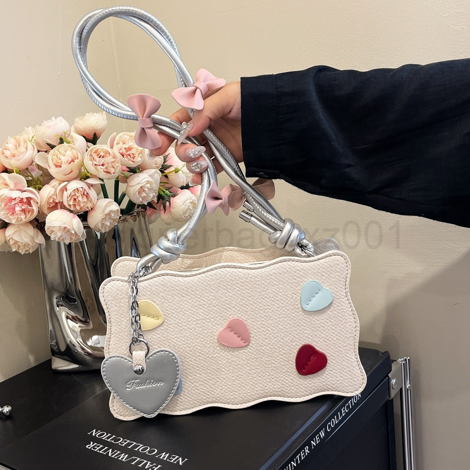 Fashion Classic Bag Designer 10a Top Woman Handbagevening Bags Advanced Small for Women New Girl Heart Cute Square Versatile Casual Single Shoulder Un