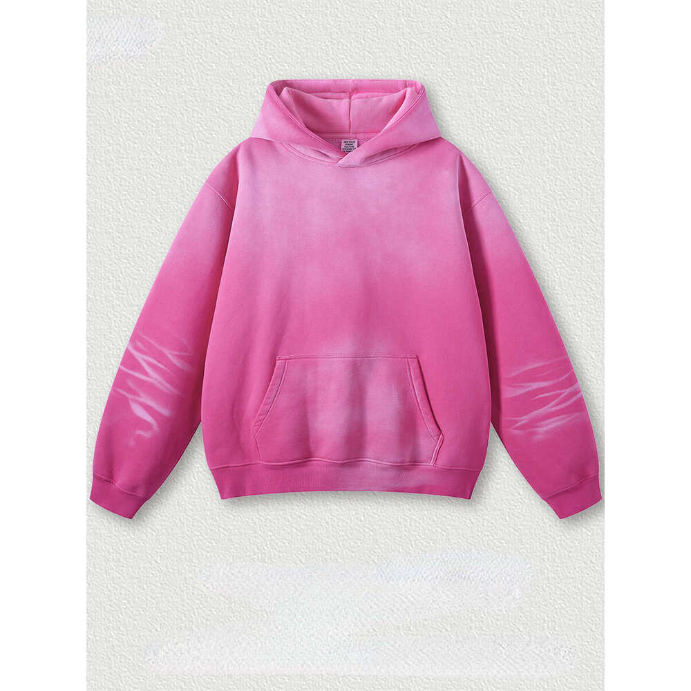 Bornladies Fashion Women Heavyweight Hooded Set Loose Warm Sports Pants Sweatshirt Plush Jackets Autumn Winter Couple Pullovers
