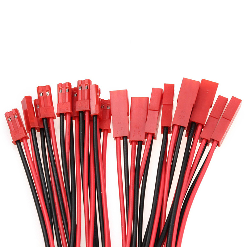 20pcs Male&Female Connector JST Plug Cable DIY 2 Pin Connectors Terminals