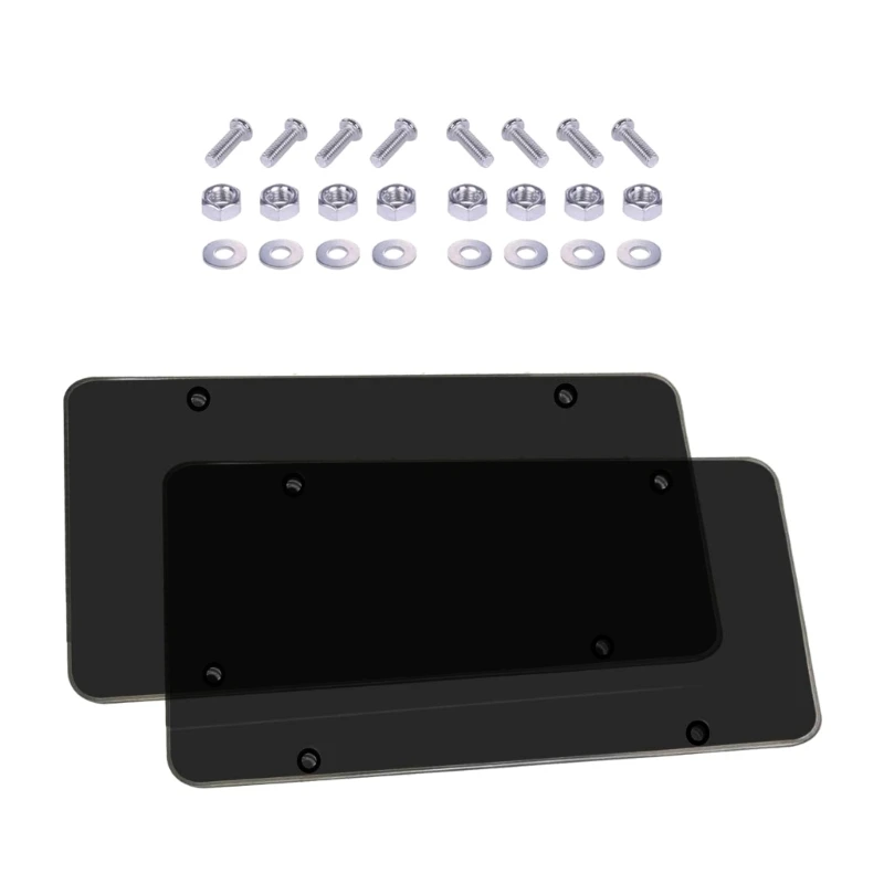 Clear Anti-Speed Red Light Toll Camera Stopper License Frame Cover Photos Plate Dropship