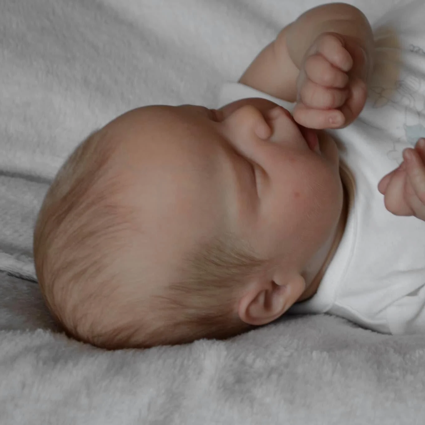 NPK 22inch NewBaby Size Reborn Alexis Lifelike Soft Touch Cuddly Baby 3D Skin Visibile Veins High Quality Art Doll Collectible