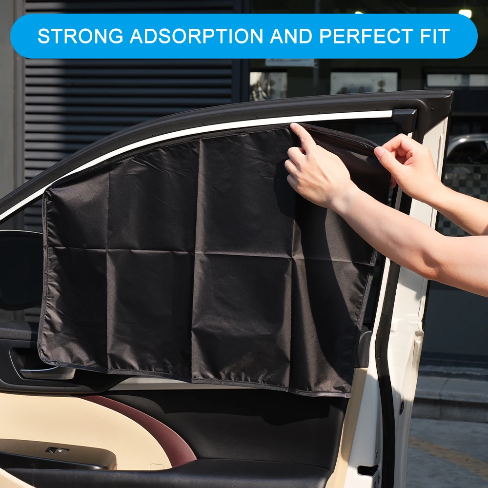 Magnetic Sun Shade Car Side Window UV Protector Auto Accessories For Nissan Qashqai Juke Micra X-Trail Leaf Sentra Murano Note