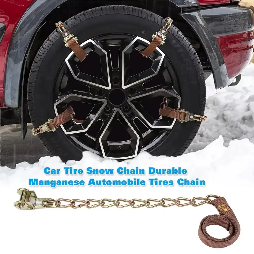 10pcs 8pcs Automatic Tightening Car Winter Manganese Steel Tires Snow Chain Jeeps Renegade Spikes For Tire