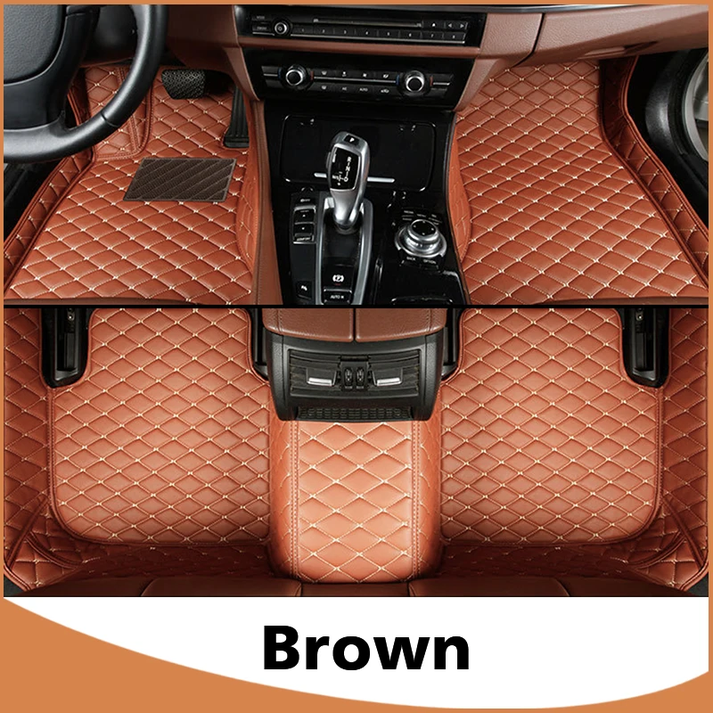 Car Floor Mats For Peugeot 301 2014 2015 2016 2017 2018 Custom Auto Foot Pads Automobile Carpet Cover Interior Accessories