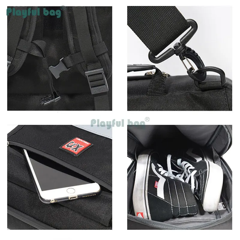 Large capacity electric skateboard bag Professional Outdoor Skateboard Carrying Backpack 900D Waterproof Multifunctional AMB188