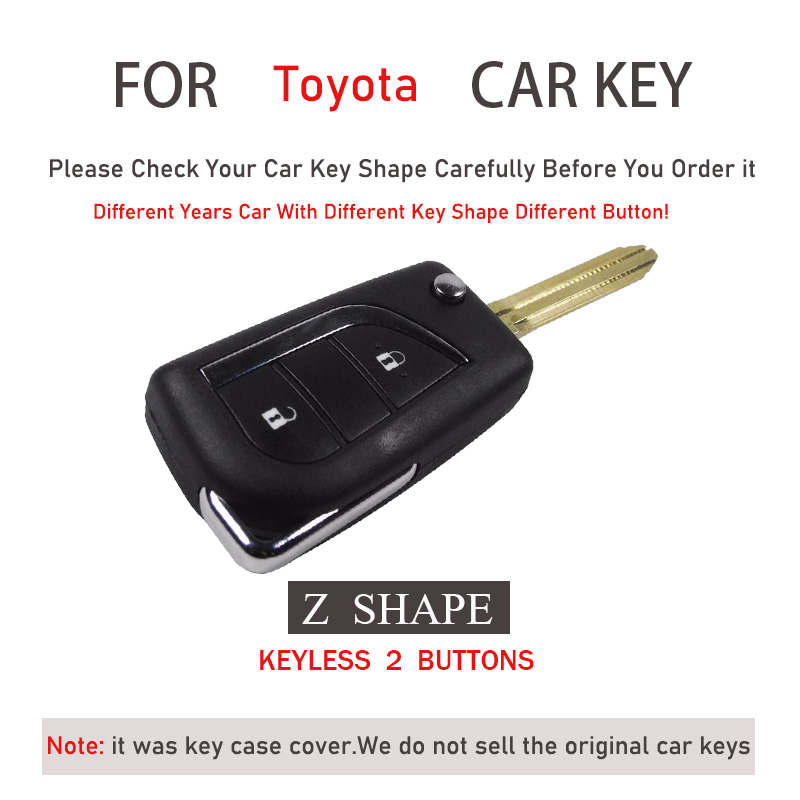 2 Buttons TPU Smart Car Key Case Cover Shell for Toyota Yaris Rav 4 2016 2017 for PEUGEOT 108 Holder Rebble Ring Car Keychain