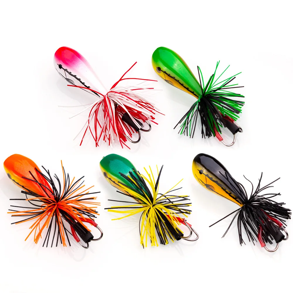 9g Wabs Frog Lure Thai Style Thunder Frog ABS Hard Road Runner Floating Fish Lure Bait Bionic Bait Blackfish Specialized Bait