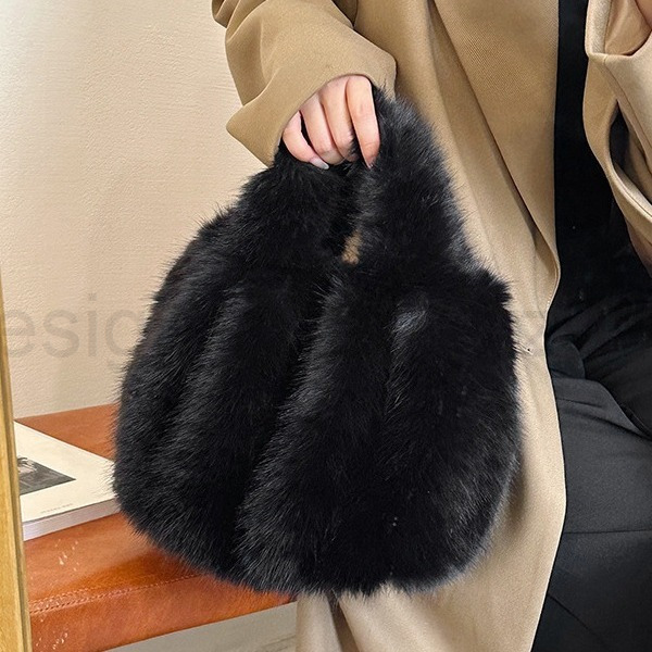 Fashion Classic Bag Designer 10a Top Woman Handbagevening Bags Handbag for Women New Plush Solid Color Simple and Trendy Stylish the Fur Exudes a Casu