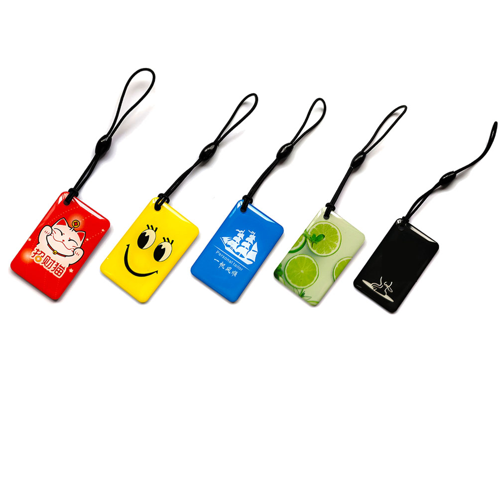 1Pcs IC 13.56MHz UID Writable Keyfobs Changeable S50 1K RFID NFC Waterproof Rewritable Keychain Key Tag Card