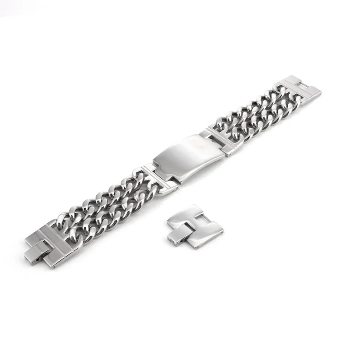 Christian Cross Scripture Engraved Titanium Steel Braided Chain Bracelet Bangle Classic Religious Amulet Jewelry for Men Cool