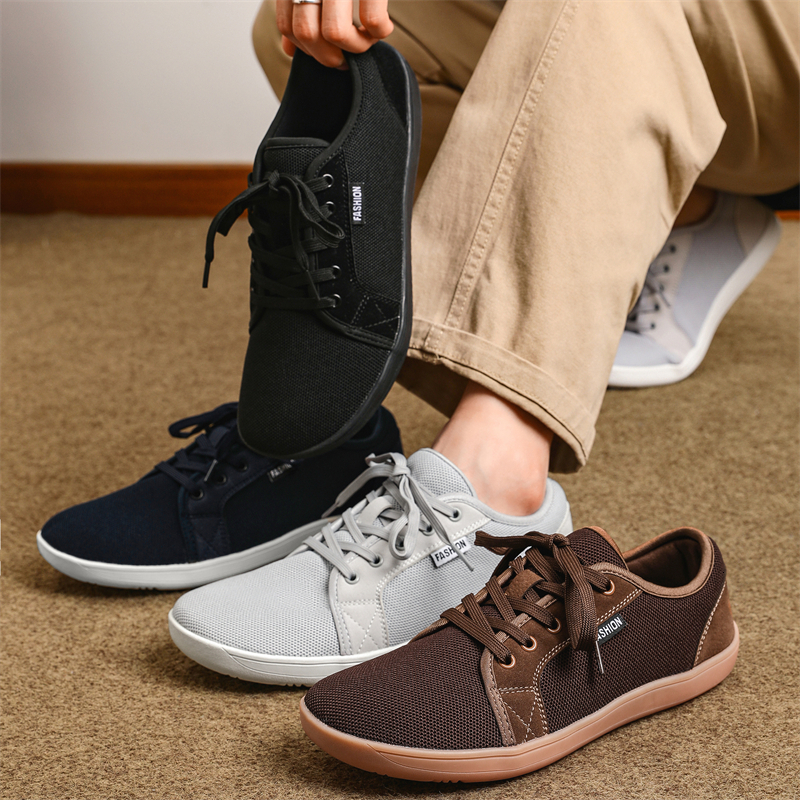 Mens Wide Toe Barefoot Unisex Plus Size Casual Sneakers Breathable Minimalist Shoes for Women Zero Drop Sole Walking Flats bdac9