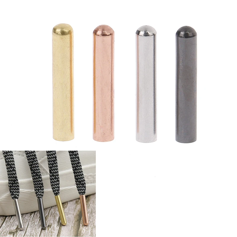 4/10pcs Shoes Accessories DIY Shoelaces Shoe Lace Tips Unsex Women Replacement Head Shoestrings Bullet Aglets