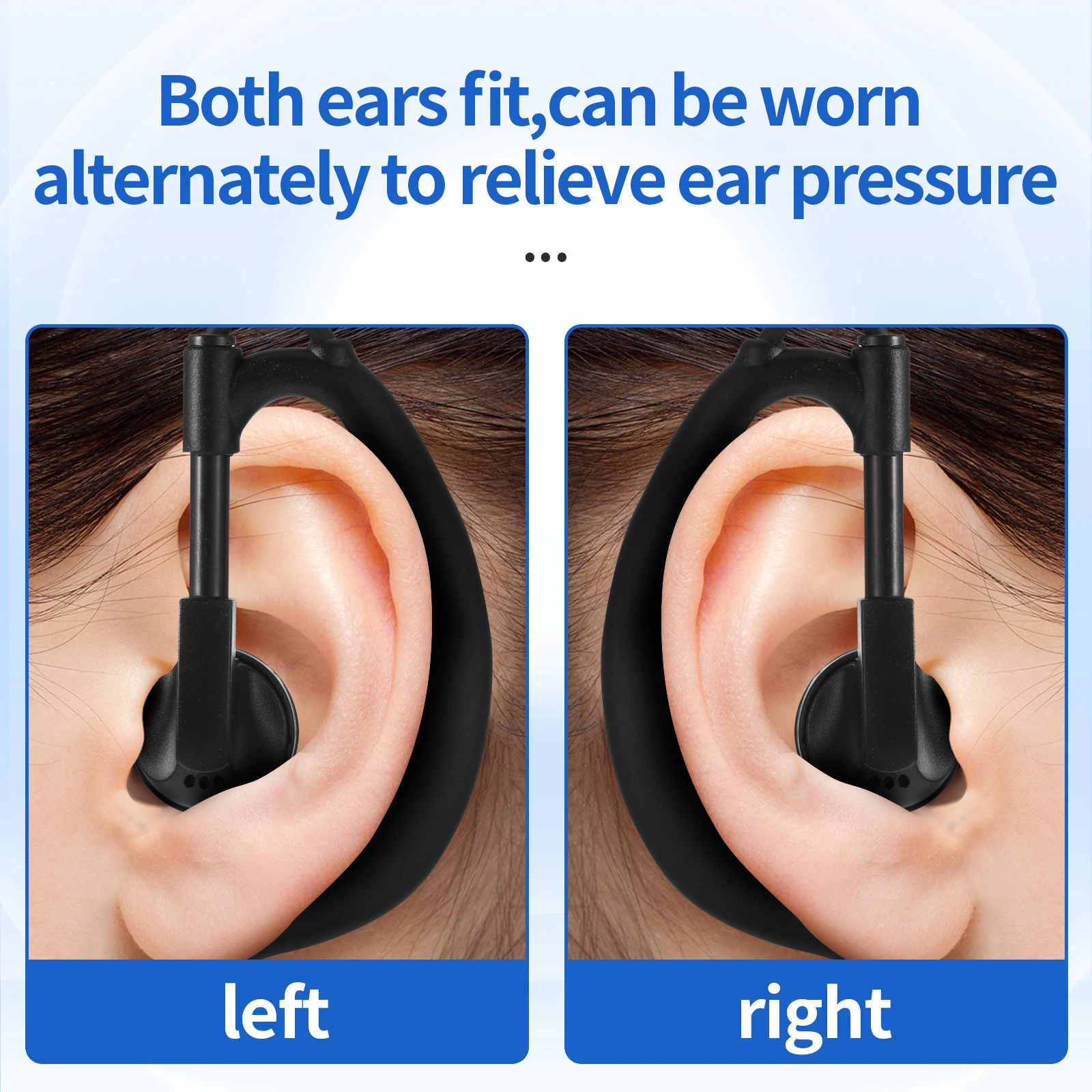 Wired Air Tube mm Earphones Listen Only Earpieces Clear Audio Cable Fitting Walkie Talkie Playing Device Radio Accessories 5