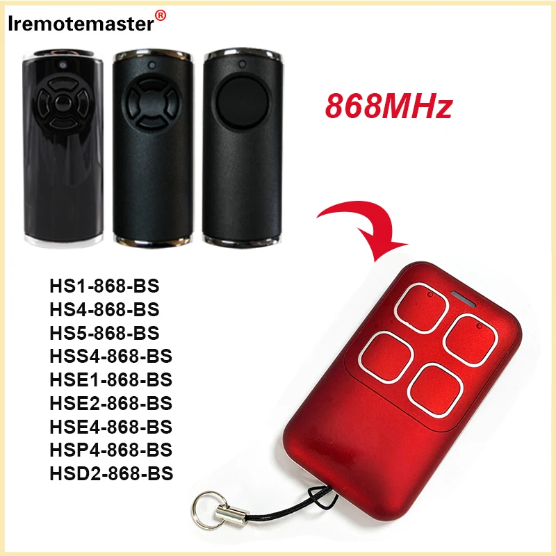 NEW HORMANN HSE2 HSE4 868 BS Remote Control HORMANN BS SERIES 868MHz Garage Door Remote Control Duplicator Gate Opener
