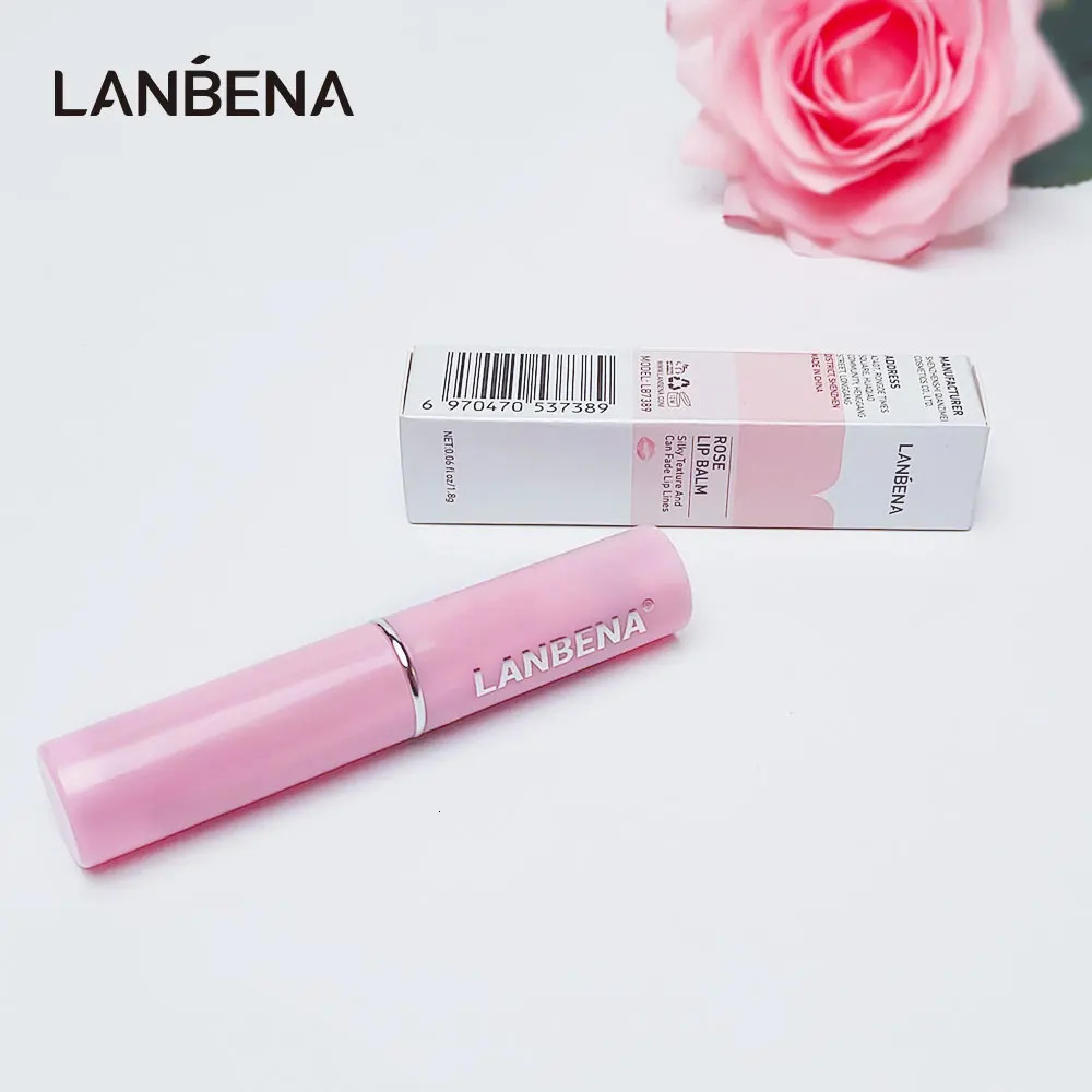Lambena lipstick chameleon and nourishing lipstick reduces fine lines rose hyaluronic acid lasting lipstick 10 pieces 241031