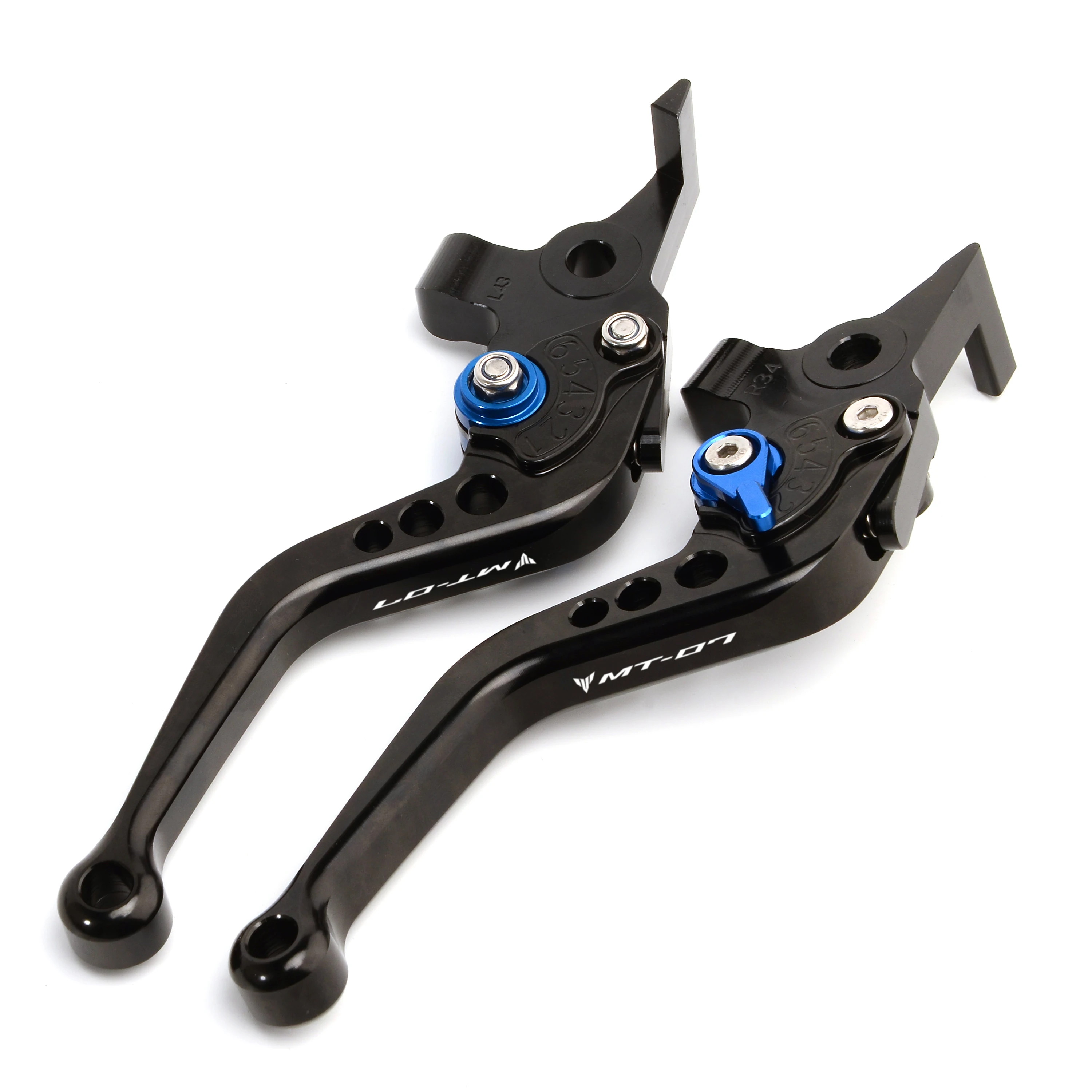 Motorcycle Accessories Aluminum Brake Clutch Levers For YAMAHA MT07 MT 07 FZ07 2014 2015 2016 2017 2018 2019 2020 2021 2022 2023