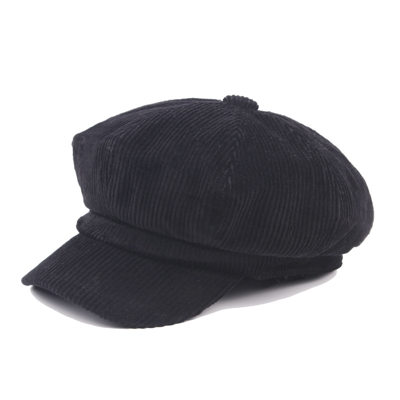 Newsboy Cap Beret Female Autumn Winter Hats For Women Octagonal Cap Painter Hat Vintage England