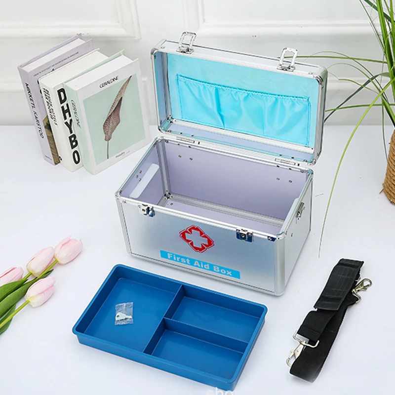 Medicine First Aid Kit Super Large Capacity Pill Cases Organizer Family Emergency Pharmacy Storage Container Pill's Box