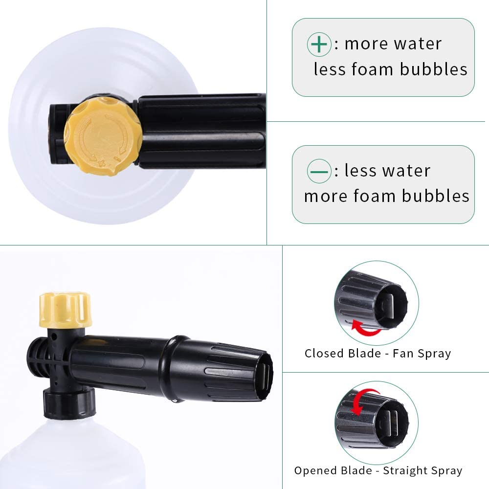 High Pressure Soap Foamer Snow foam lance car clean foam wash nozzle foam maker for Lavor Vax Bauker Lavorwash Pressure Washer