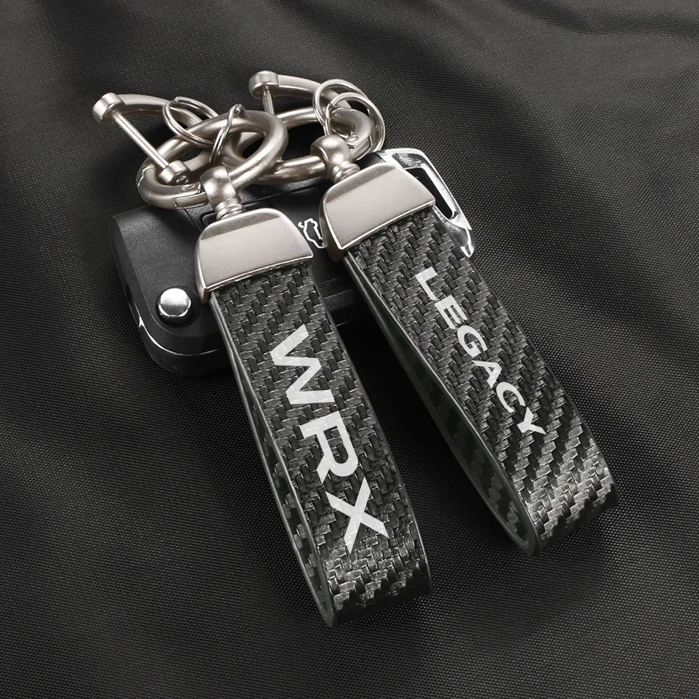 PU Leather Car Keychain Auto Accessories For Subaru Forester XV Outback Legacy Tribeca Levorg BRZ Crosstrek Exiga Ascent