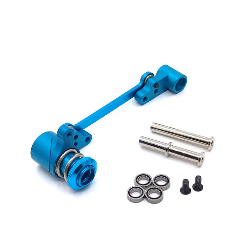 Upgrade Metal Steering Assembly For Wltoys 144010 144001 144002 124016 127017 124018 124019 LC 1/14 RC Car Parts