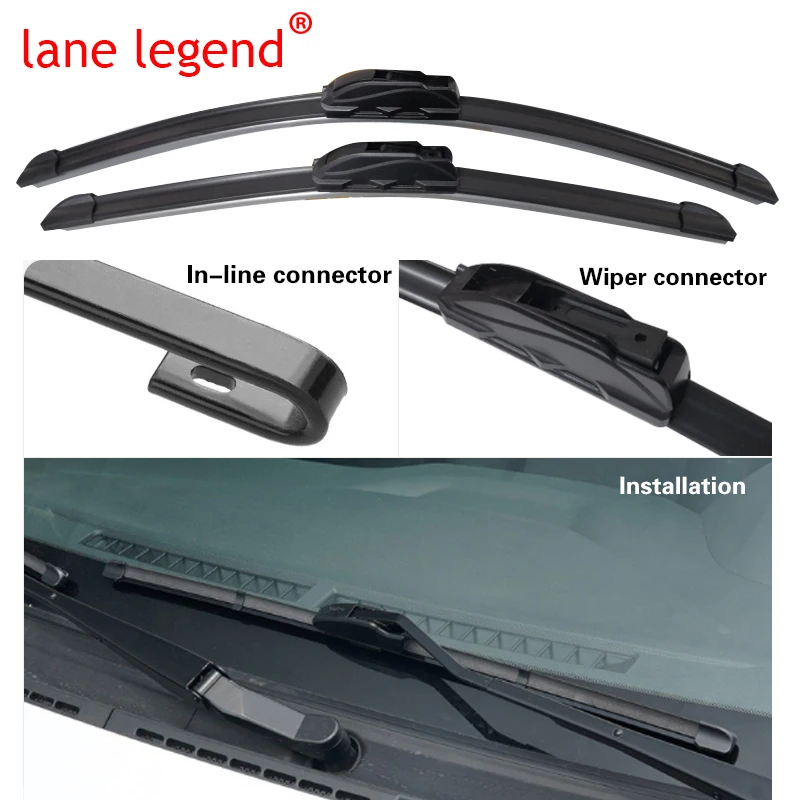 For Car Wiper Blades Changan CS15 SUV 2016-2022 2023 Car Accessories Front Windscreen Wiper Blade Brushes Cutter Goods smile