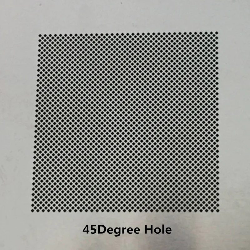 RELIFE 0.3/0.35/0.4/0.5 Multi-purpose BGA Reballing Stencil 0.12mm 45Degree/Parallel Hole Tin Planting Steel Mesh