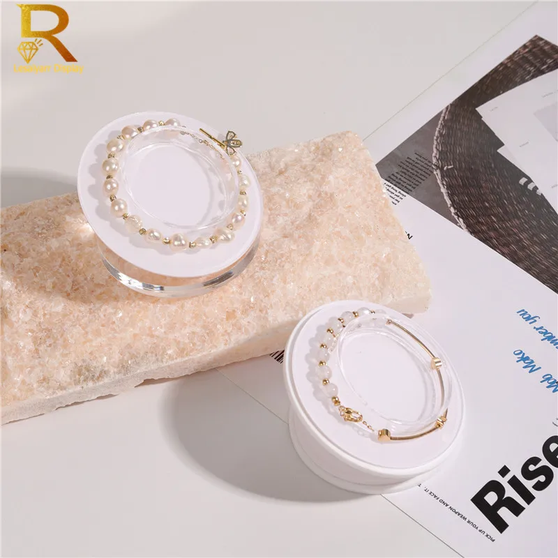Acrylic Transperant Bracelet Jewelry Display Stand Bangle Organizer Holder Rack Acrylic Bracelet Jewelery Collar Stand