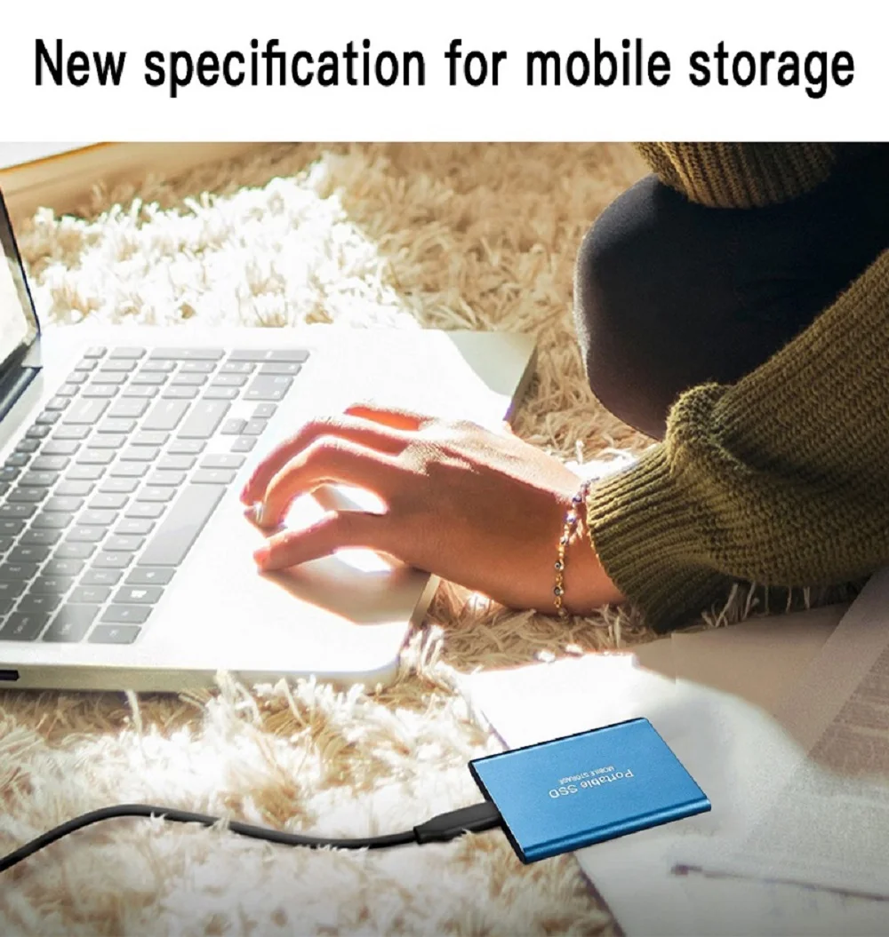 external hard drive 1TB Portable SSD 2TB High Speed Solid State Drive M.2 external ssd 500gb EXTERNAL HARD DISK for Laptop/Phone