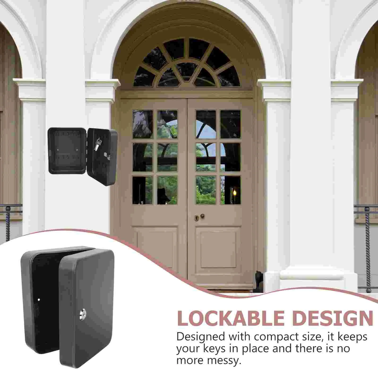Metal Stand Code Lock Box Key Management Locking Stash Cabinet Locks Keys Car Case Storage