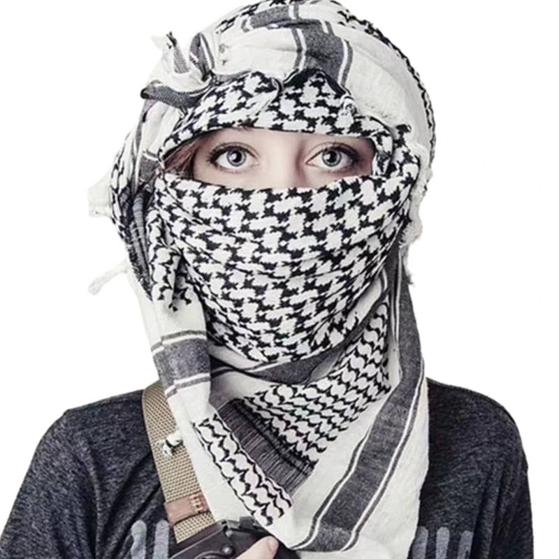 Scarf Arab Shemagh Keffiyeh Palestine Scarf Men Women Shawl Wrap Shemagh Scarf