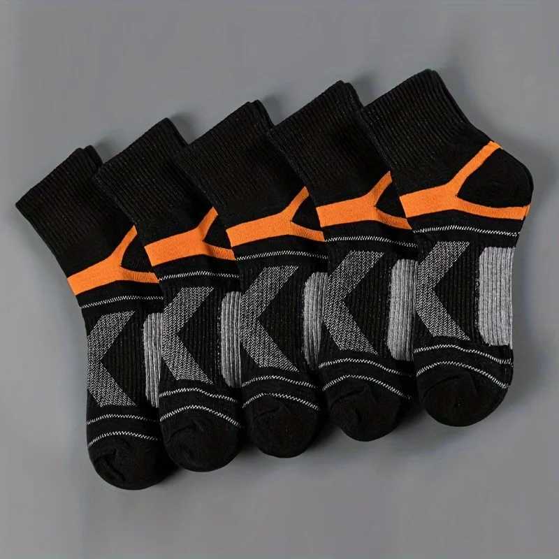 3 Pairs High Quality Men Black Sports Casual Soft Running Four Season Absorb Sweat Breathable Male Sock LX241102
