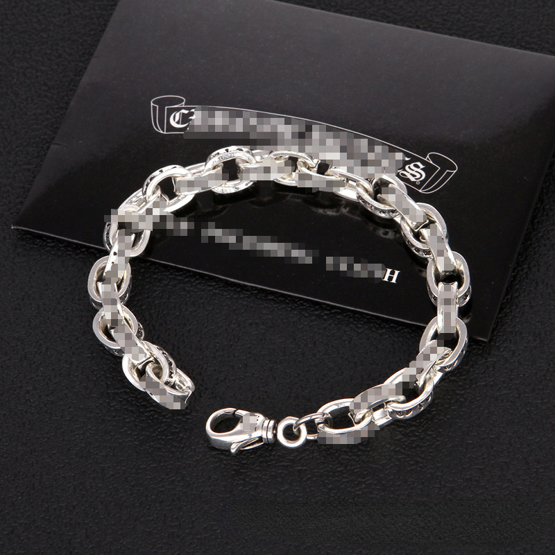 Charm Bracelets Cross Bracelet Male and Female Hipster Couple Bracelet CH Hand Decoration Vintage Alloy