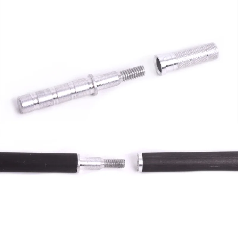 6/12/24pc Archery Arrow Insert Arrow Connecter ID6.2mm OD7.6mm for Insert Arrow Take-down Arrow Shaft