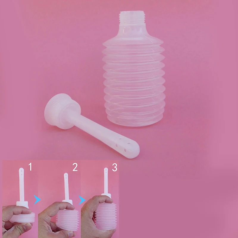 Portable 200ml Disposable Clear Enema Douche 2025 Applicator Bottle Anal Vaginal Bulb Douche Enema Irrigator new Rectal Syringe Cleaner