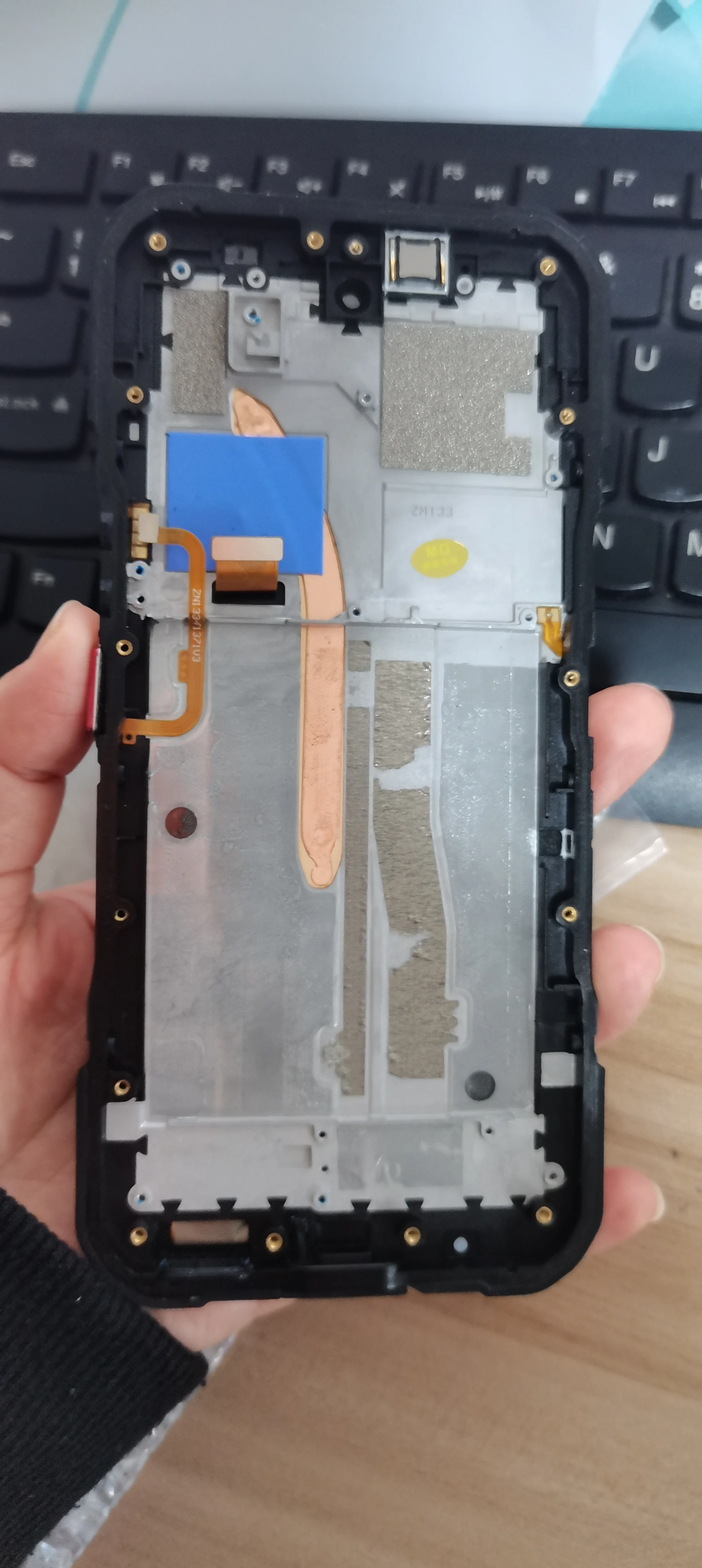 Tested Original For DOOGEE V20 LCD Display With Frame + Touch Screen Digitizer Assembly Replacement Glass For Doogee V20 Pro lcd