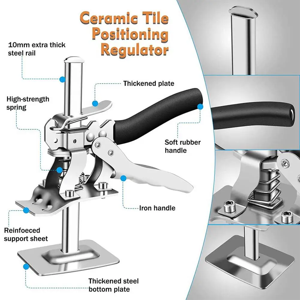 Hand Lifting Tool Labor-saving Arm Jack Door Panel Plasterboard Lifting Cabinet Board Lifter Tiles Height Adjuster