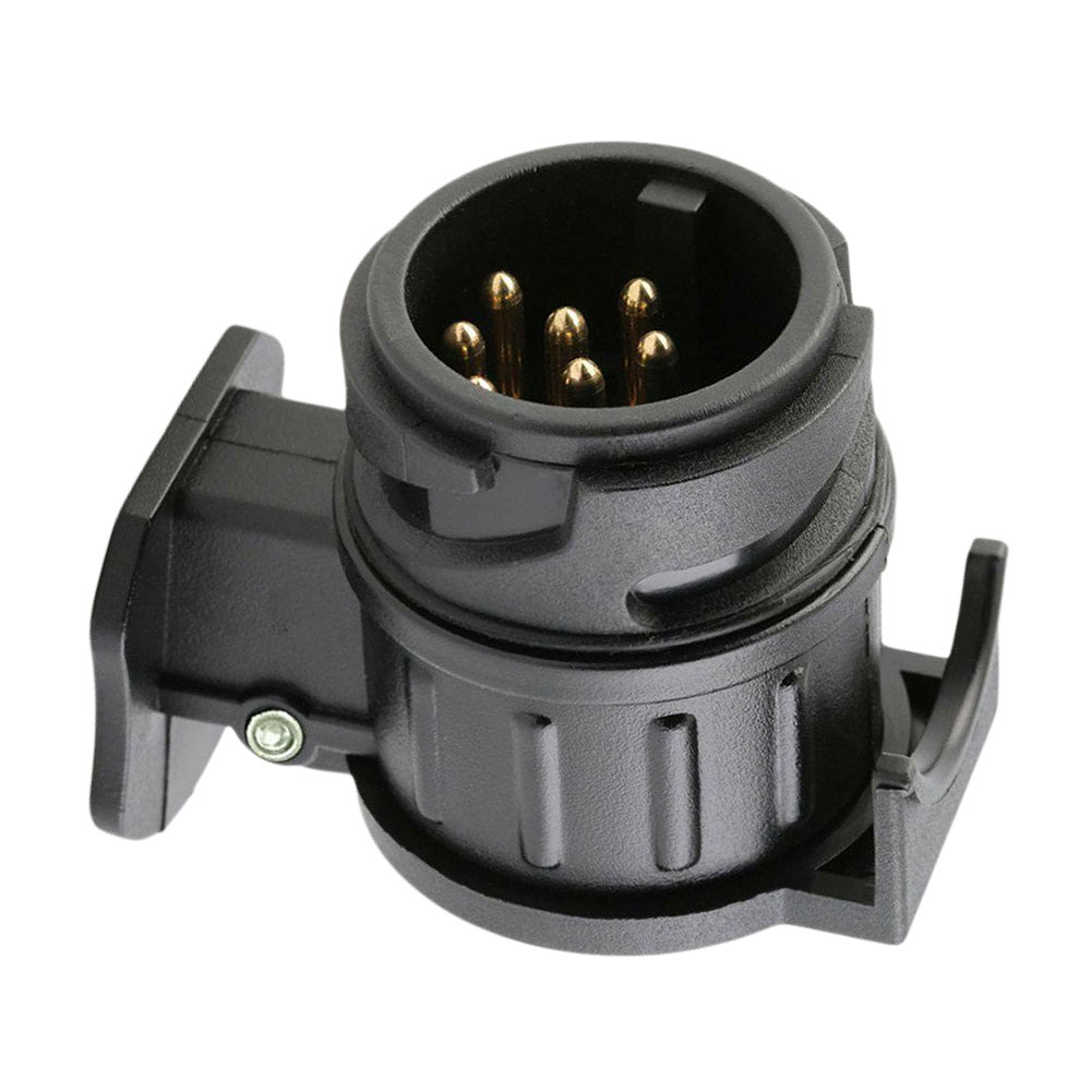 13 To 7 Pin Trailer Plug Adapter Durable Mini Caravan Converter 12V Mini Socket Adapter for Towing Truck for Touring Car Trailer