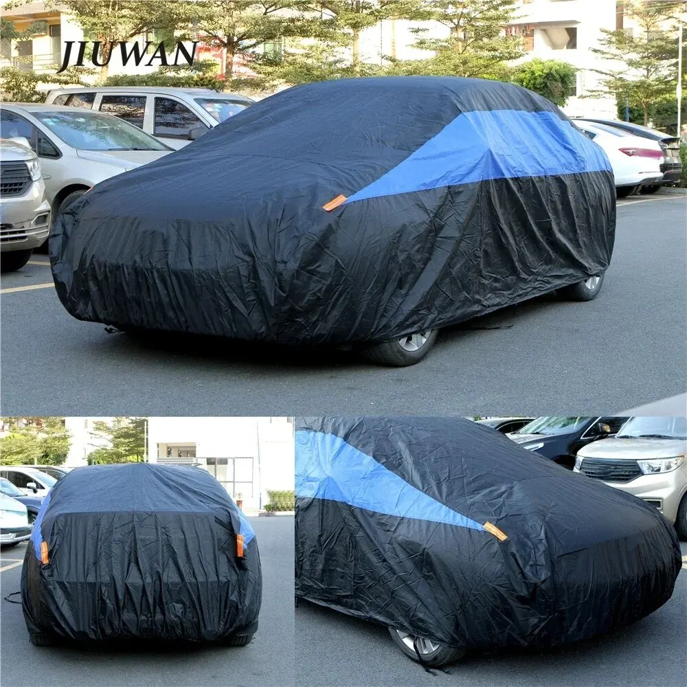 Universal Waterproof Dustproof UV Protective Cover Exterior for Hatchback Sedan SUV Full Car Covers
