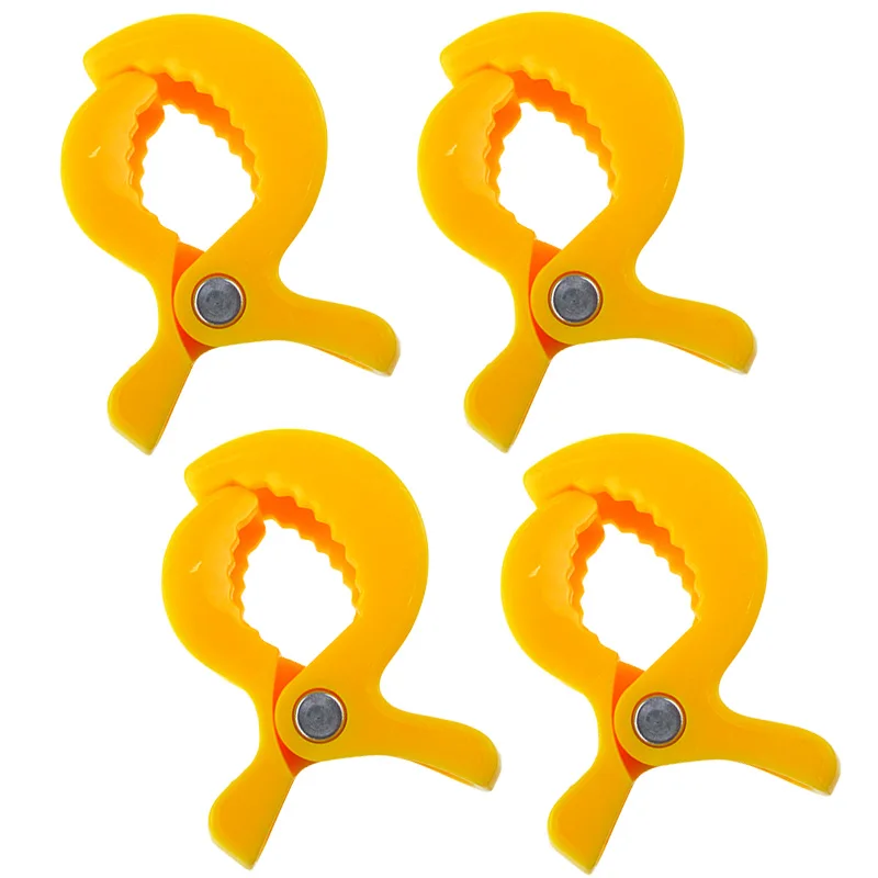 4pc/lot Baby Colorful Car Seat Accessories Plastic Pushchair Toy Clip Pram Stroller Peg To Hook Cover Blanket Mosquito Net Clips