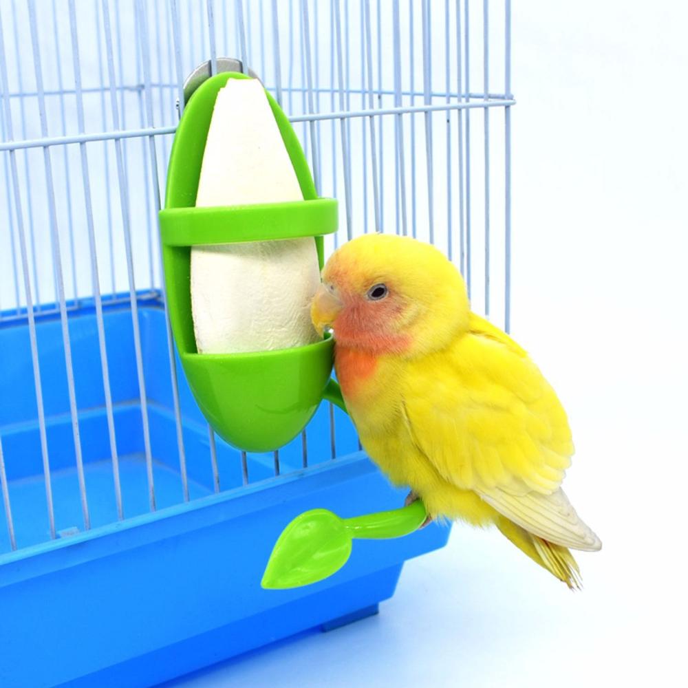 Green Parakeet Budgie Cockatiel Plastic Hanging Swings Bird Chew Toy Cage Hammock Parrot Feeder