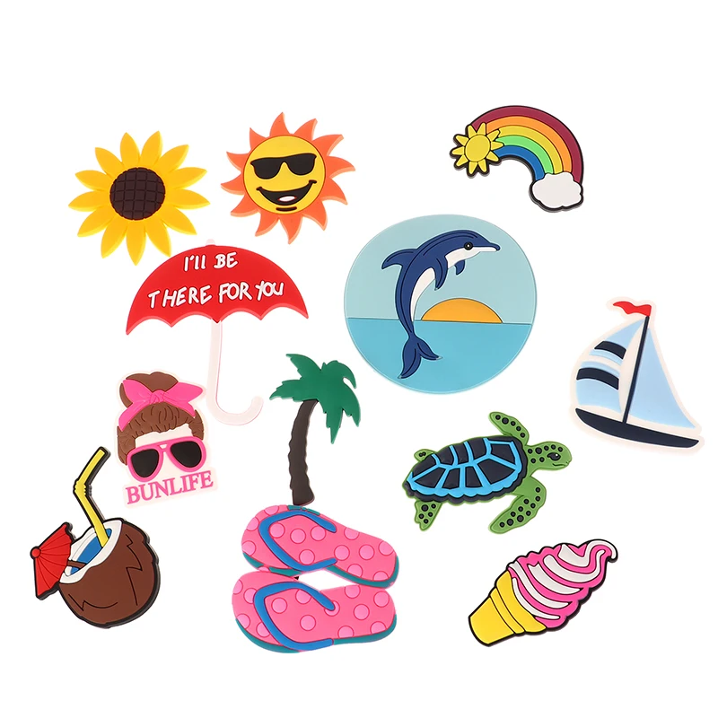 Beach Bag Accessories Charms 3" Beach Charm Accessories For Rubber Beach Totes 0-9 Number