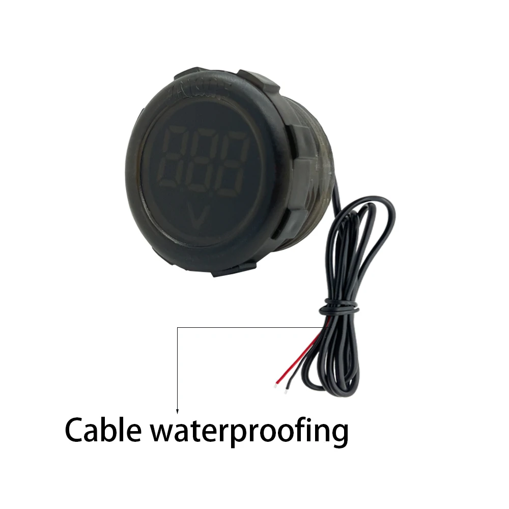 Waterproof Voltmeter DC 4-100V LED Digital Display DC Digital Car Voltage Current Meter Volt Detector Tester Monitor Pane